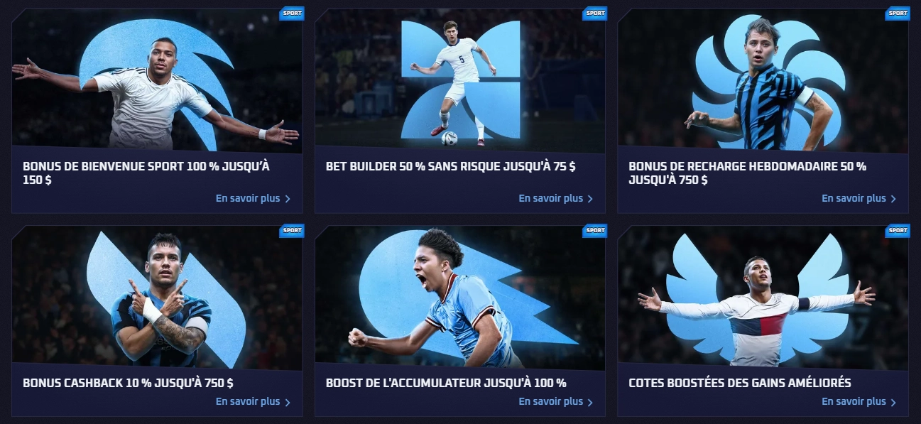 Bonus de paris sportifs pour débutants chez Sportazza