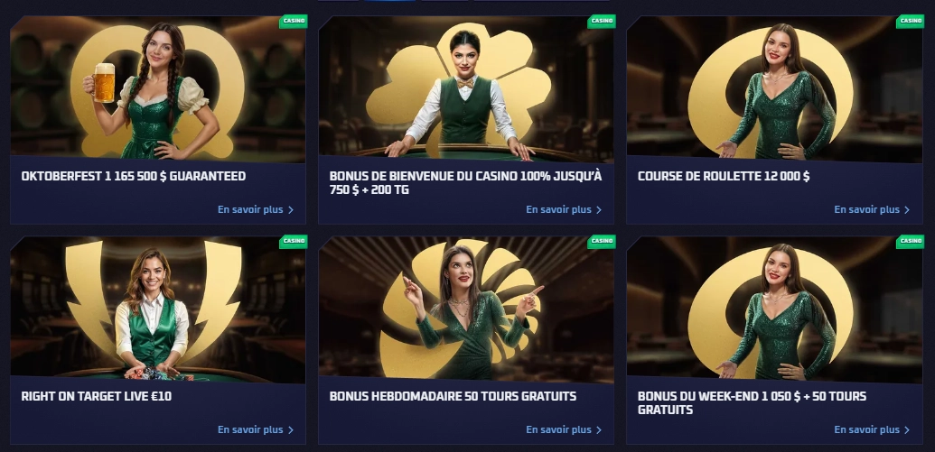 Offres de bonus et promotions au casino Sportazza